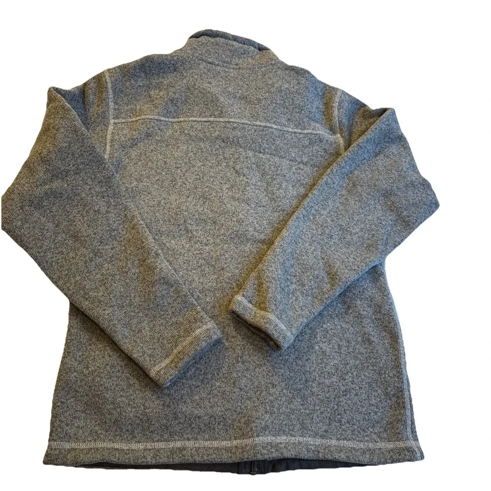 The North Face‎ GreySoft Shell Full Zip Sweater Jacket Men's SMALL